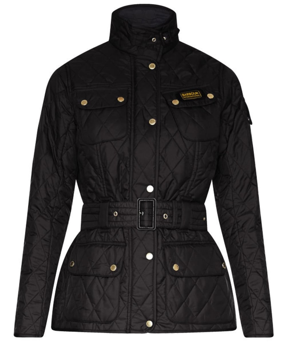Women S Barbour Lightweight International Quilted Jacket Women S Barbour International Lightweight Quilted Jacket Black