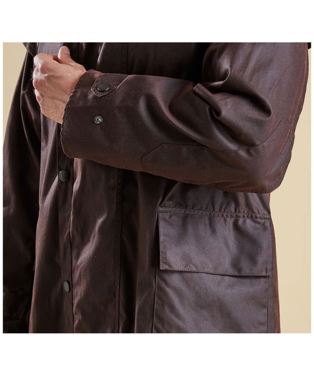 Men S Barbour Stockman Waxed Coat Men S Barbour Stockman Waxed Coat Brown