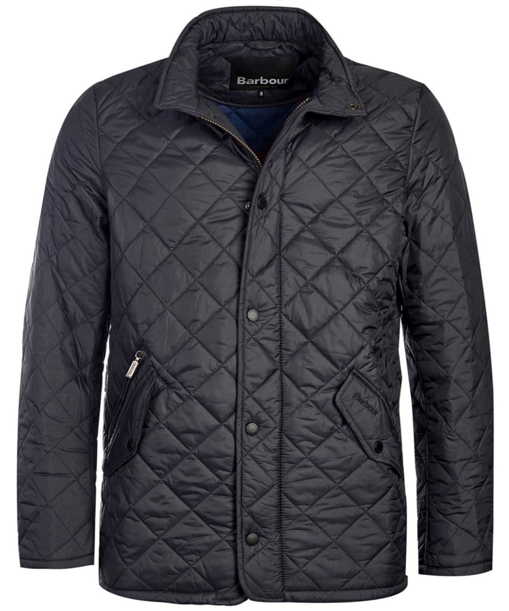 barbour leven quilted jacket navy