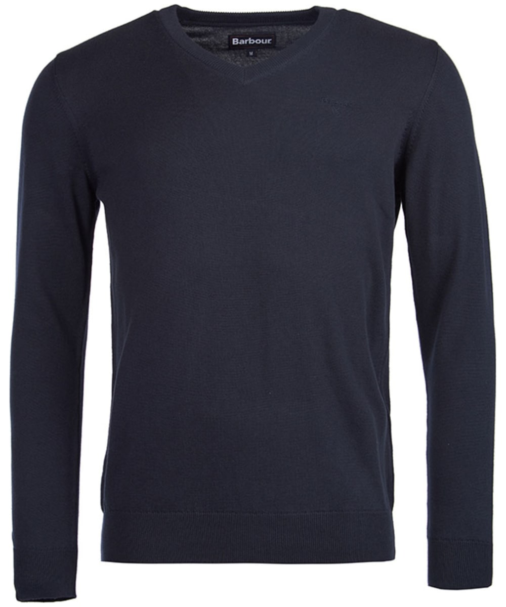 Men's Barbour Pima Cotton V-Neck Sweater