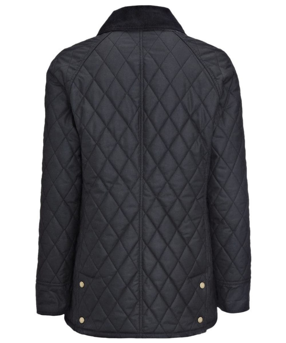 barbour padded wax jacket