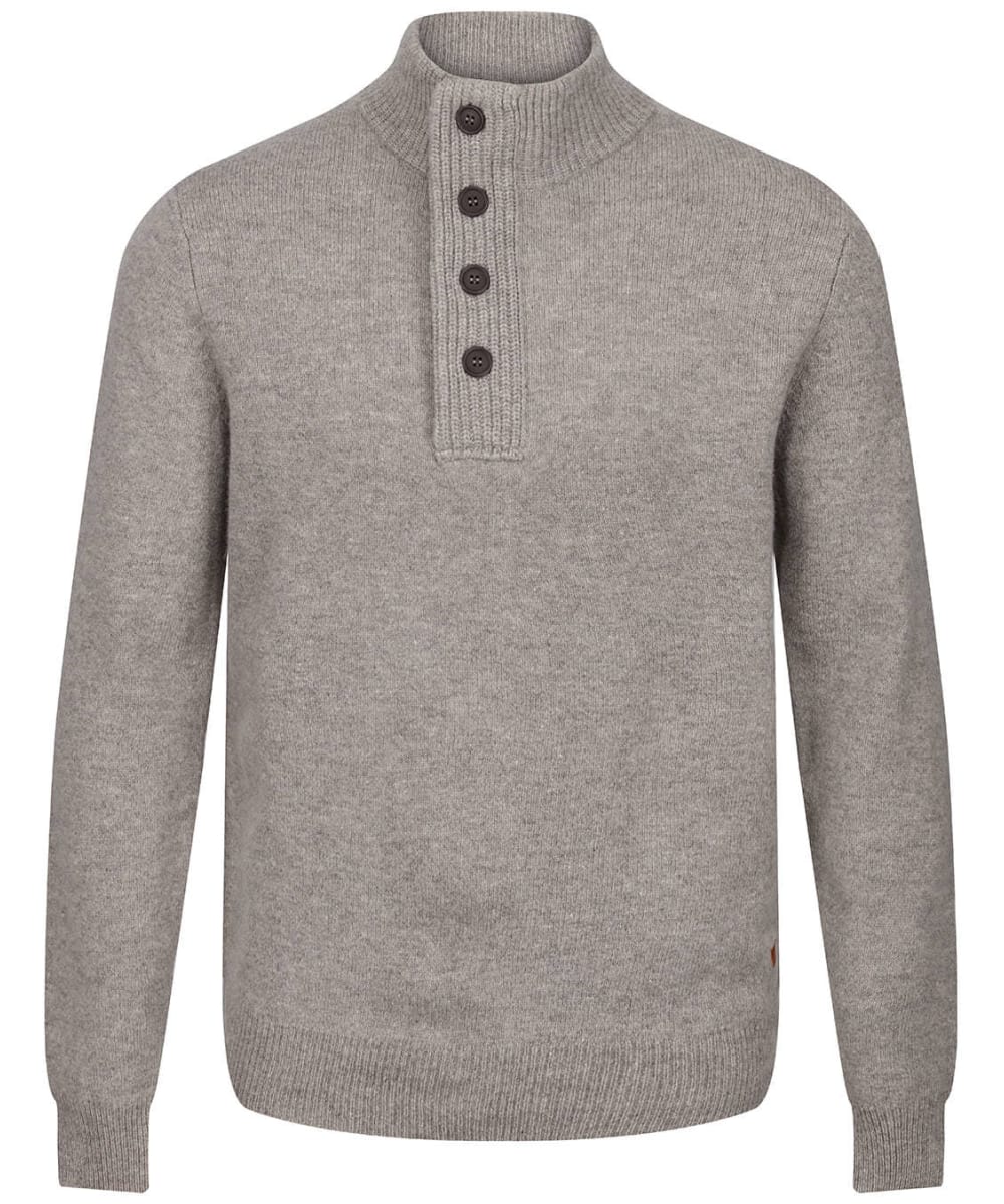 Barbour Patch Half Button Lambswool Sweater