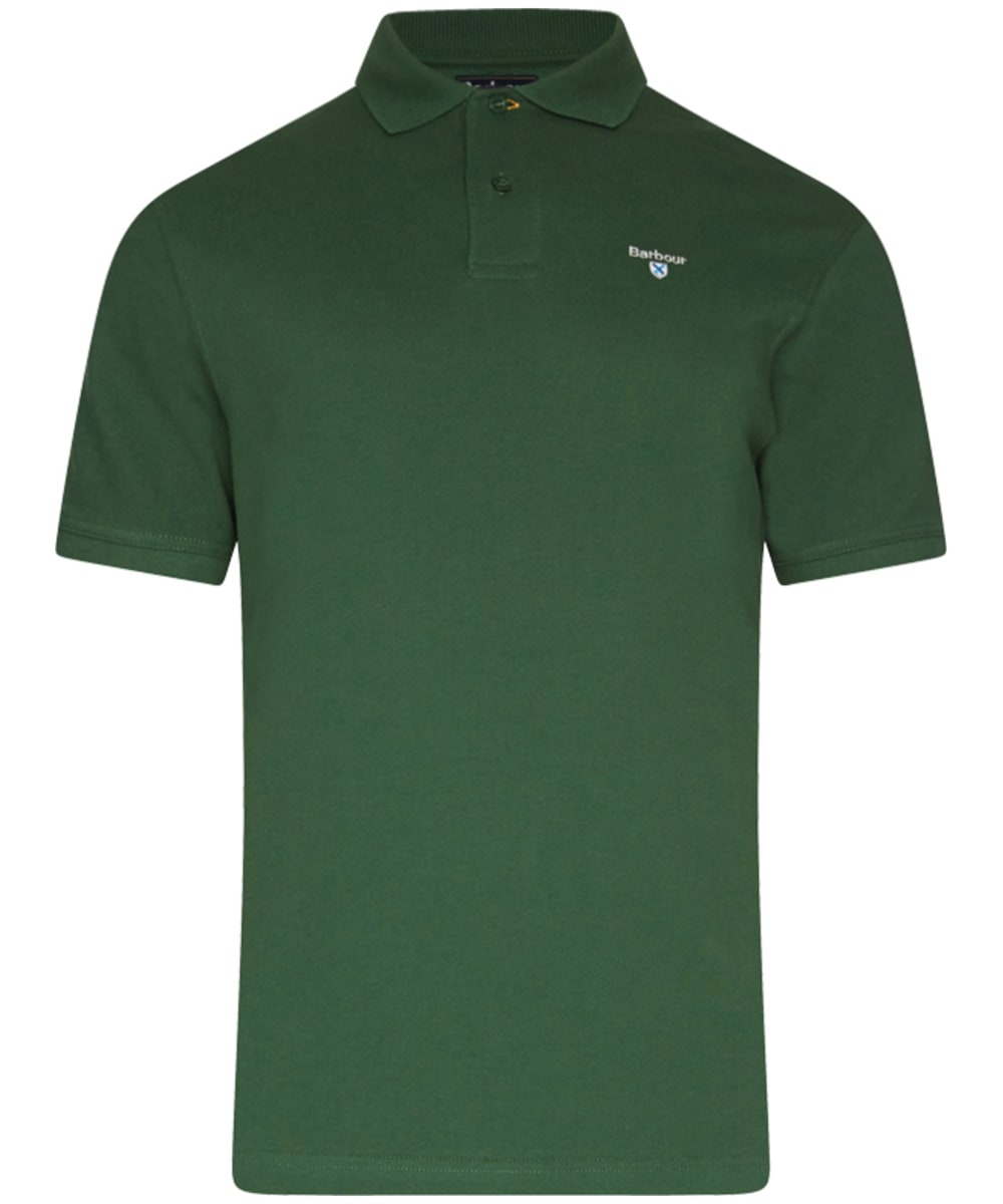 View Mens Barbour Sports Polo 215G Racing Green UK L information