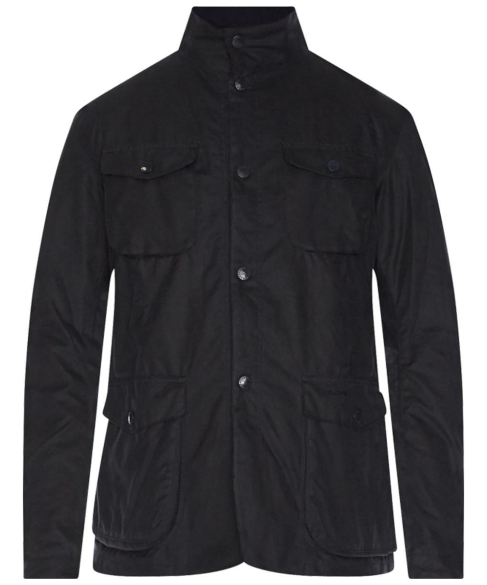 View Mens Barbour Ogston Waxed Jacket Navy UK S information