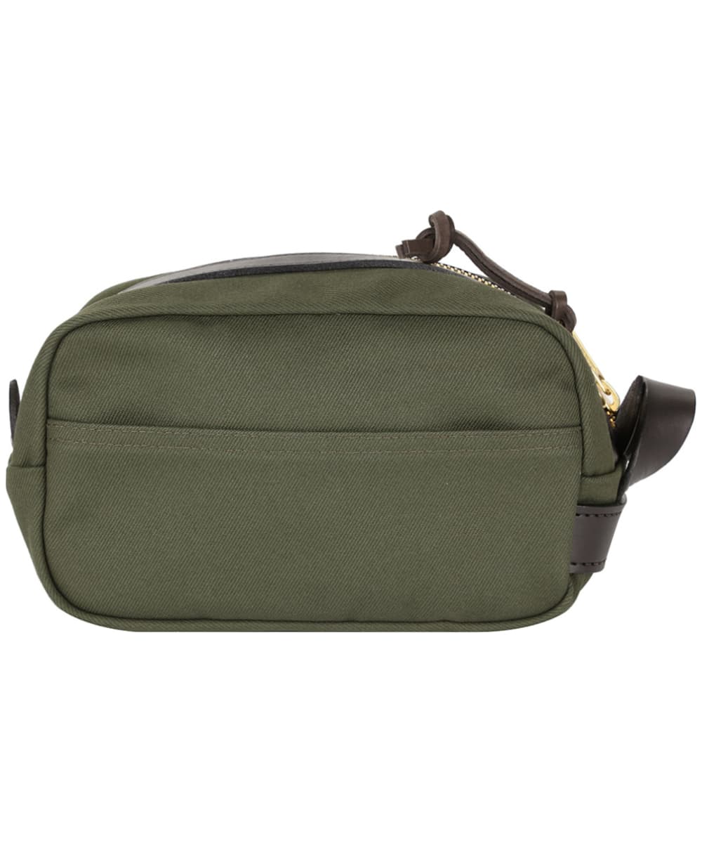 View Filson Travel Kit Rugged Twill Toiletry Wash Bag Otter Green One size information