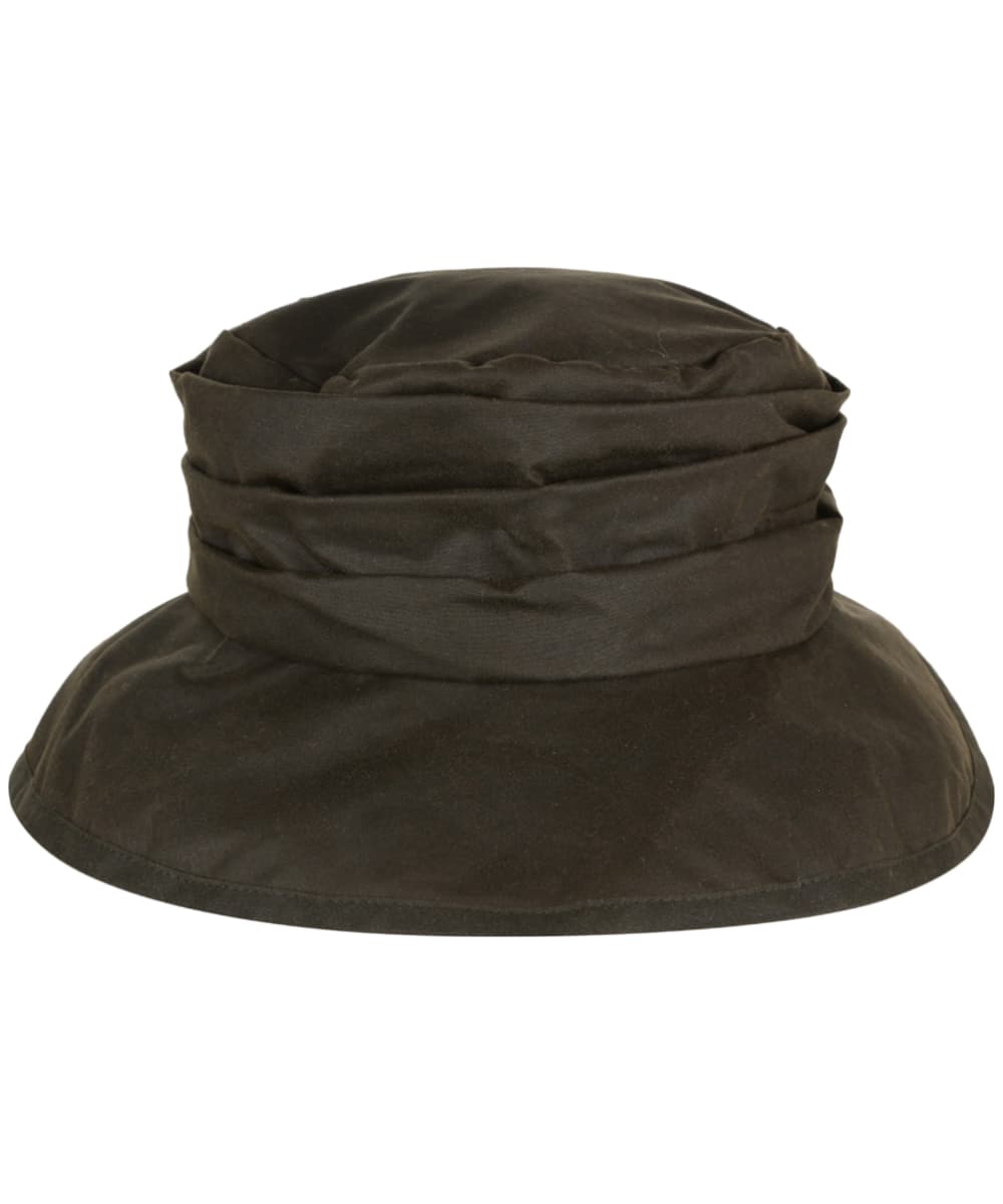 View Womens Barbour Waxed Sports Hat Olive S 55cm information
