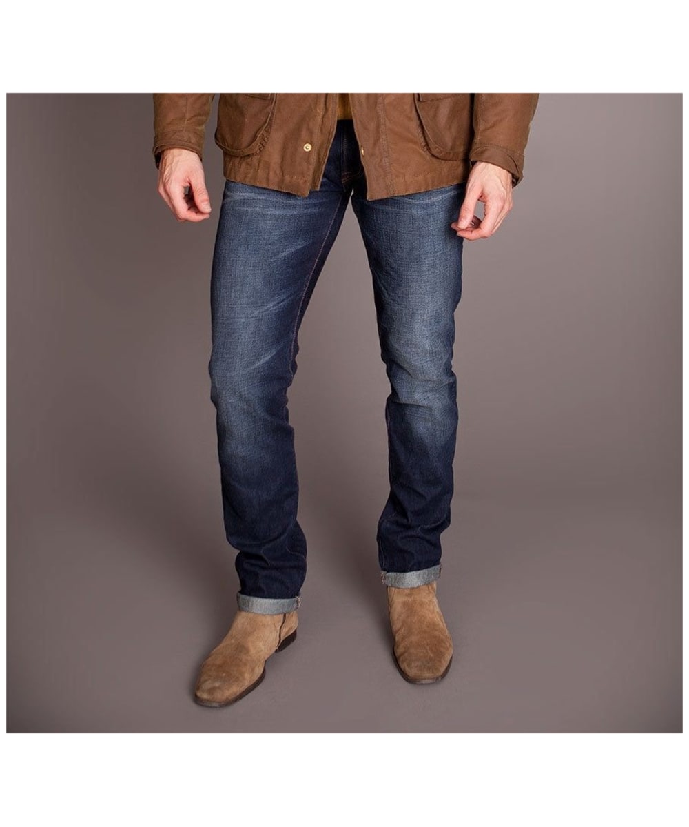 Men's Barbour International Comet Slim Vintage Wash Jeans