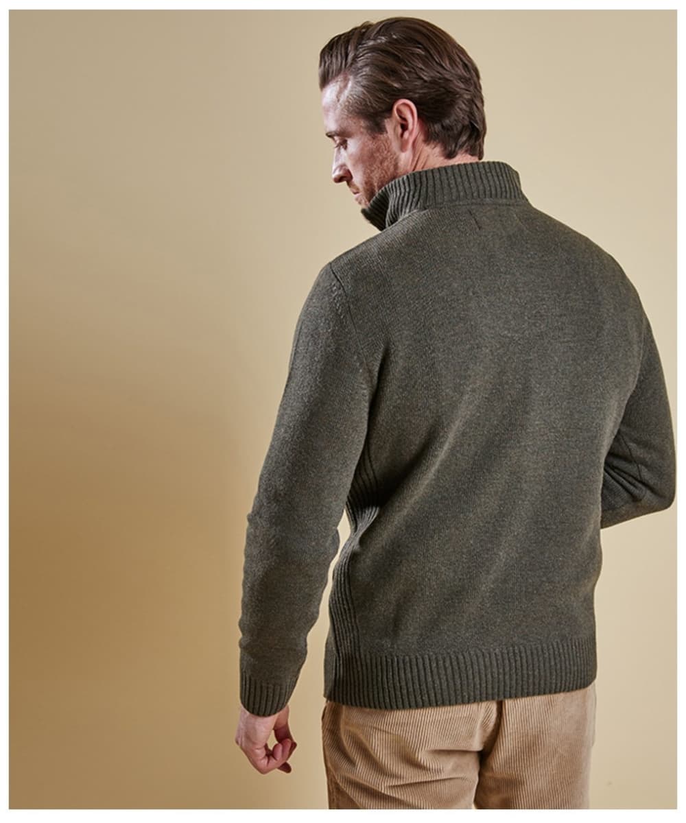 men's barbour nelson half zip sweater