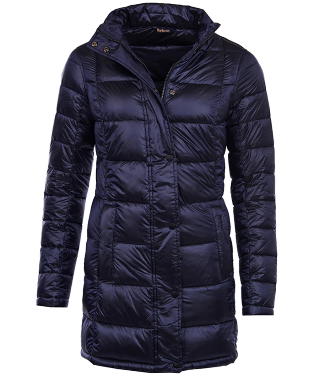 barbour long quilted jacket