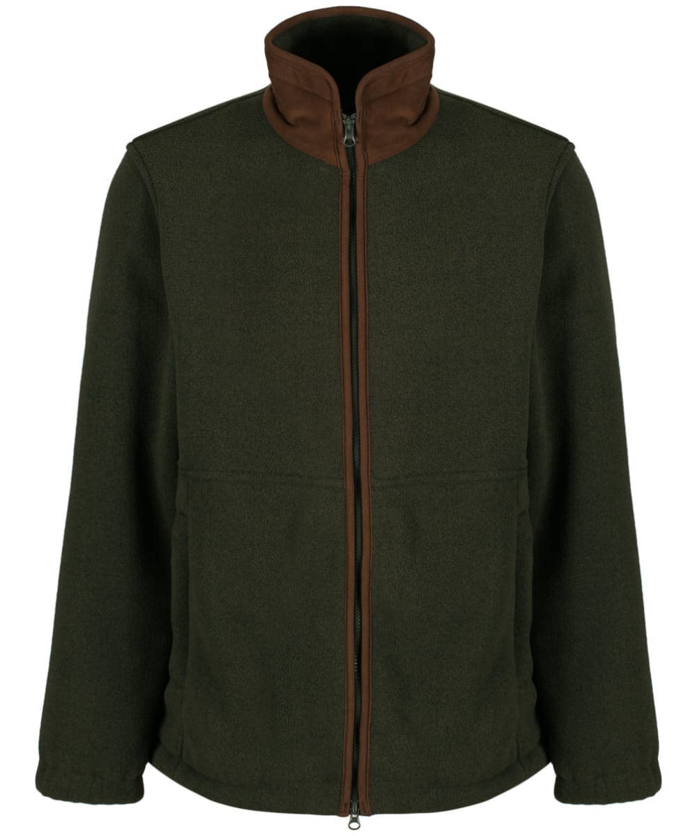 View Mens Alan Paine Aylsham Full Zip Fleece Jacket Green UK XL information