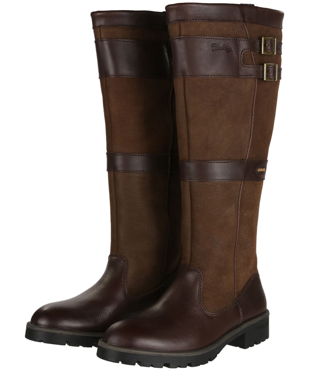 View Womens Dubarry Longford GORETEX Leather Boots Walnut UK 3 information