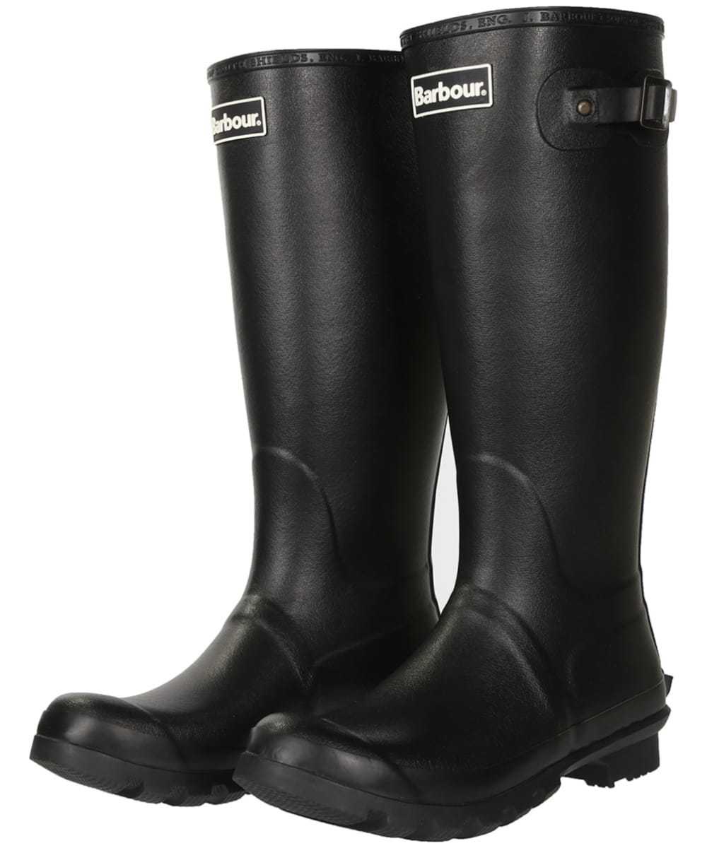 View Mens Barbour Bede Wellingtons Black UK 12 information