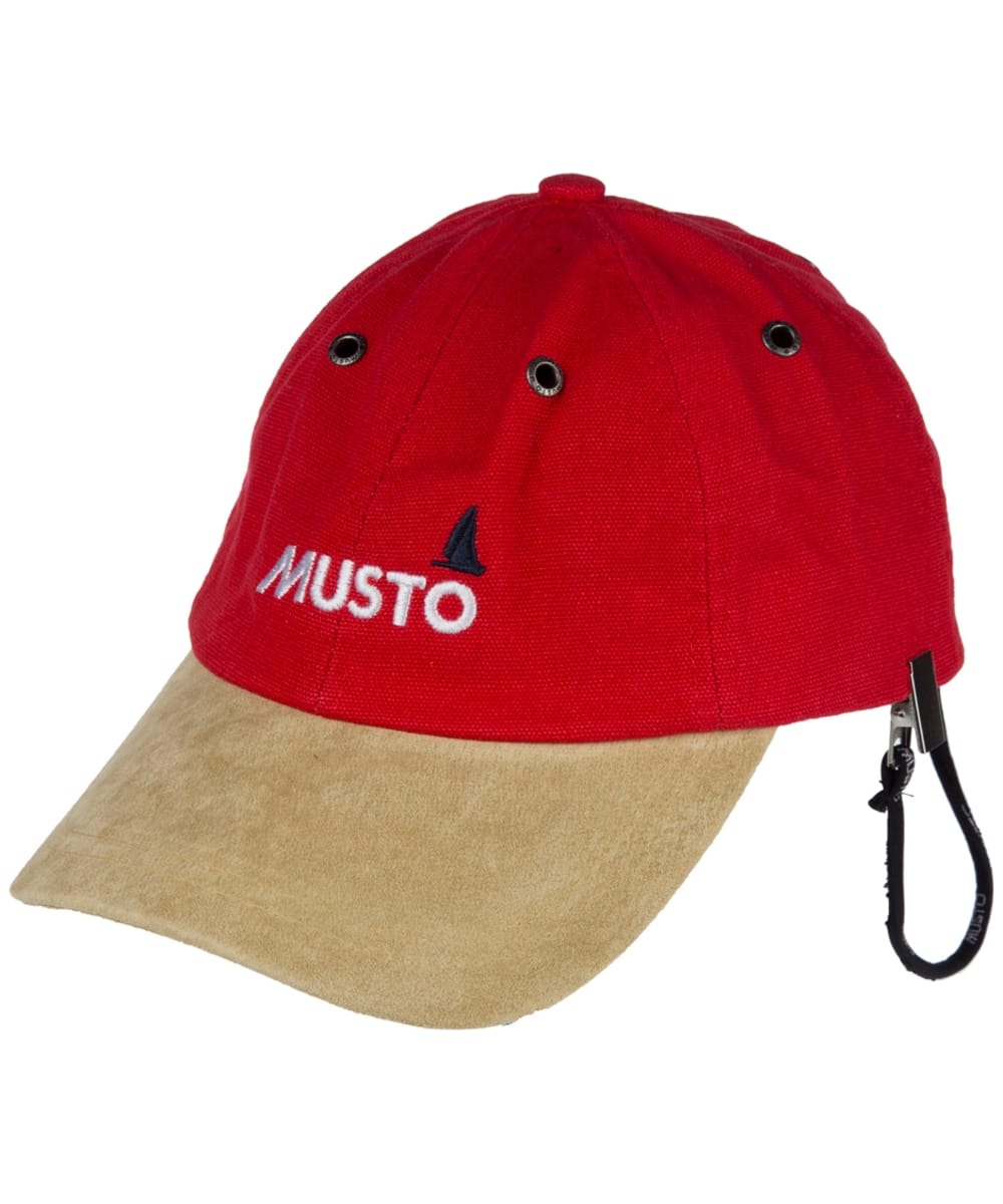 View Musto Evolution Original Adjustable Fit Cotton Crew Cap True Red One size information
