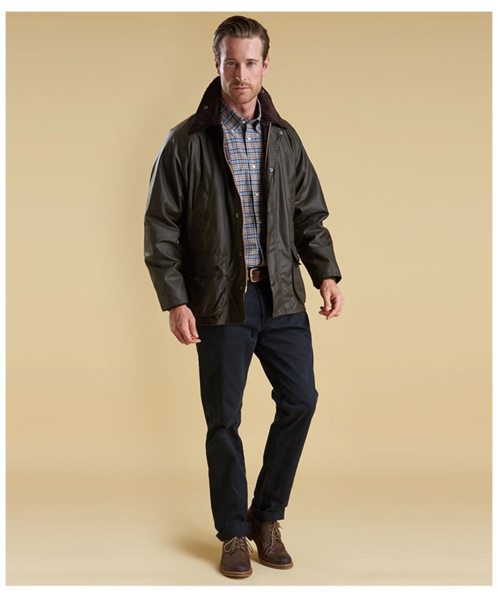 barbour bedale wax jacket olive