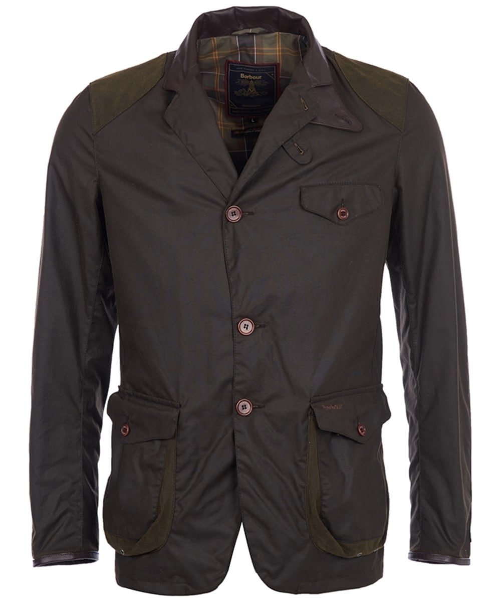 View Mens Barbour Beacon Sports Jacket Olive UK XS information