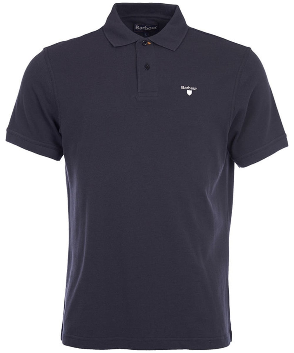 View Mens Barbour Sports Polo 215G Navy UK S information