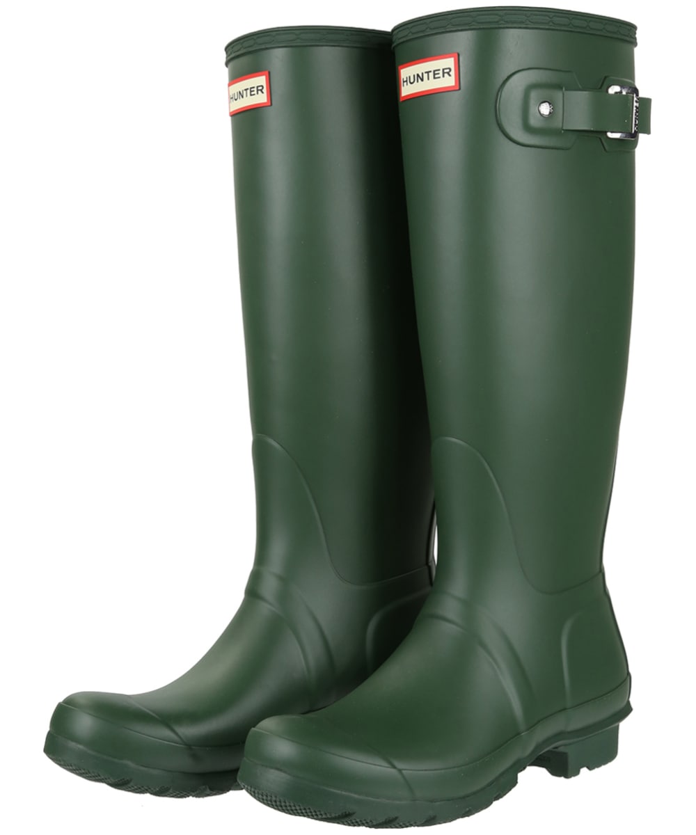 lace up hunter wellies