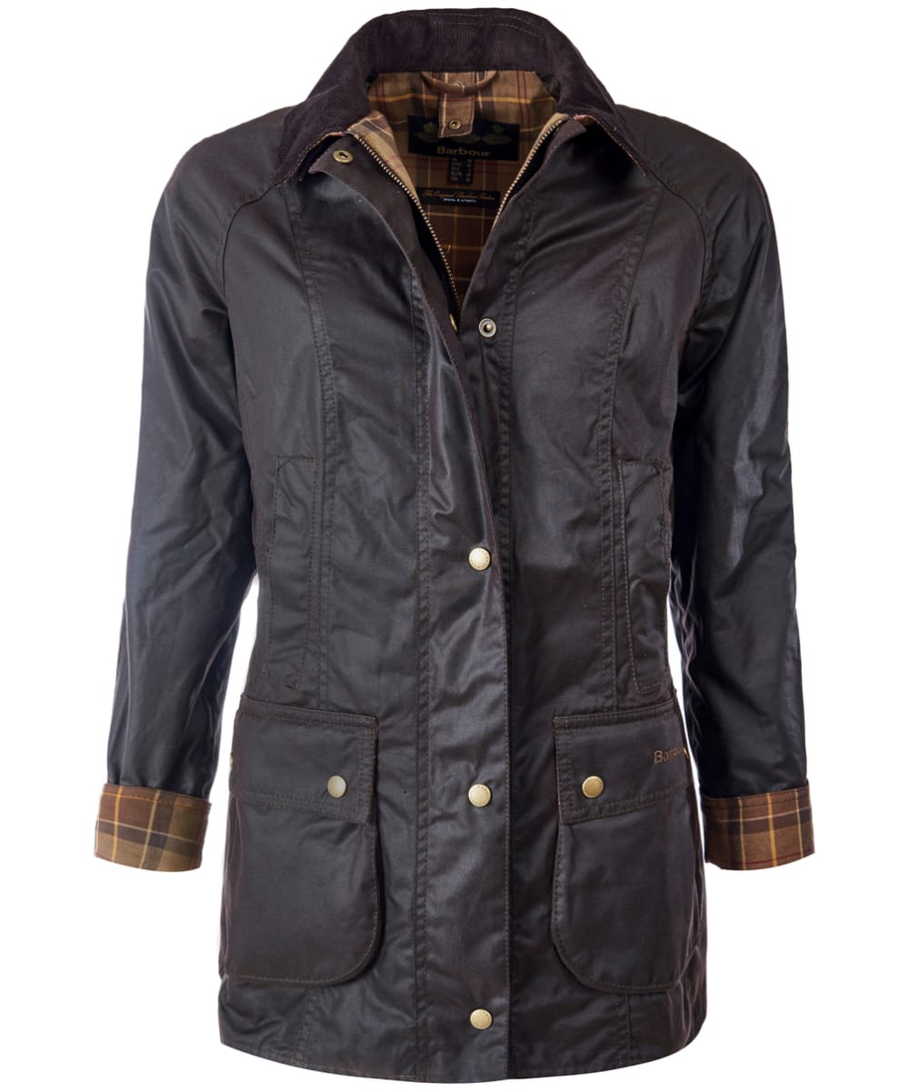 View Womens Barbour Beadnell Wax Jacket Rustic UK 16 information