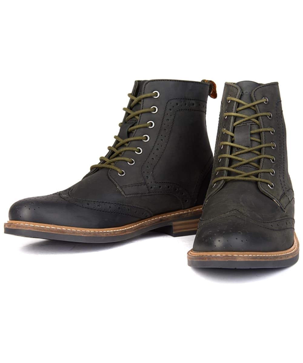 barbour belsay boots black