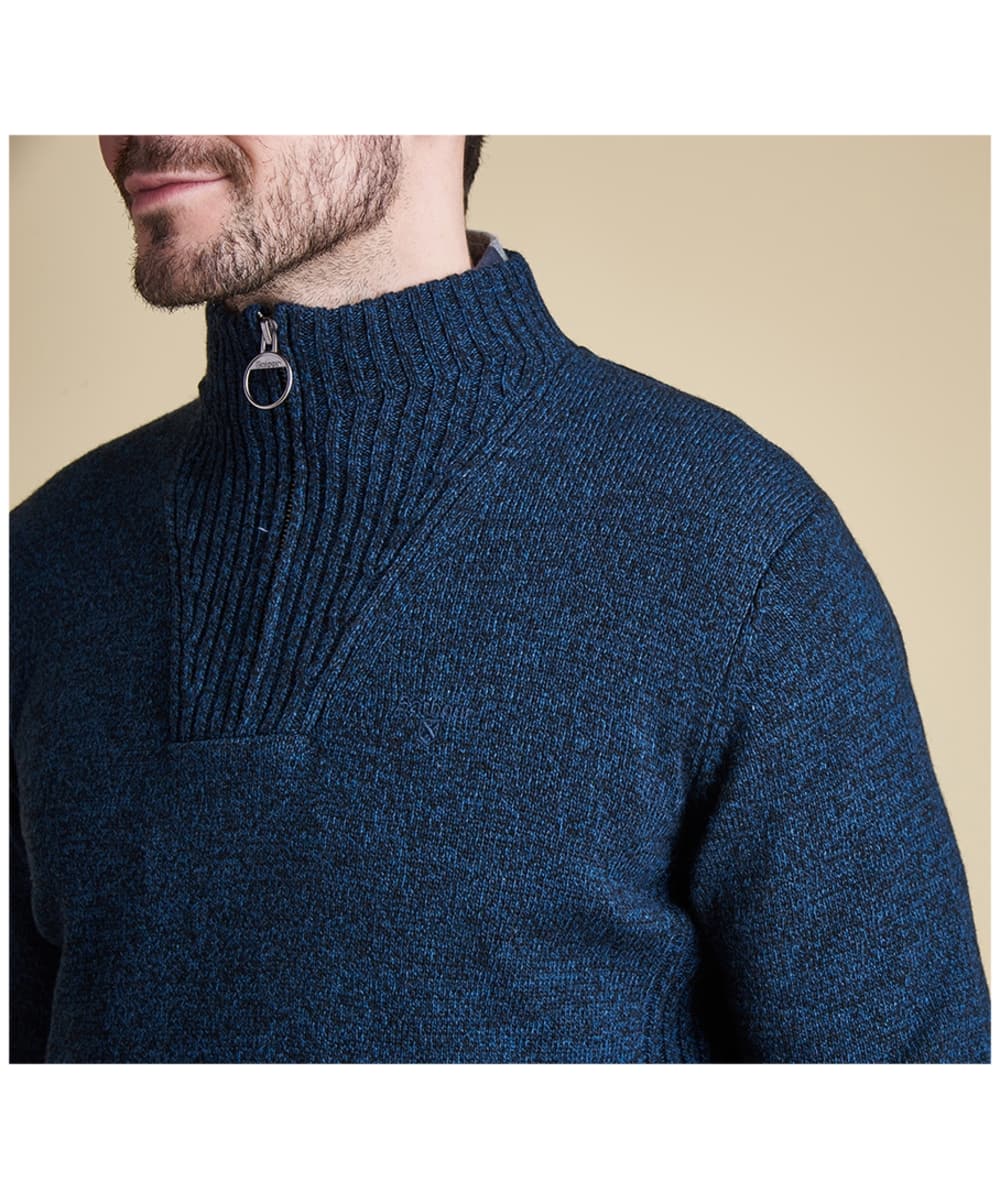 Barbour Essential Wool Half Zip Sweater