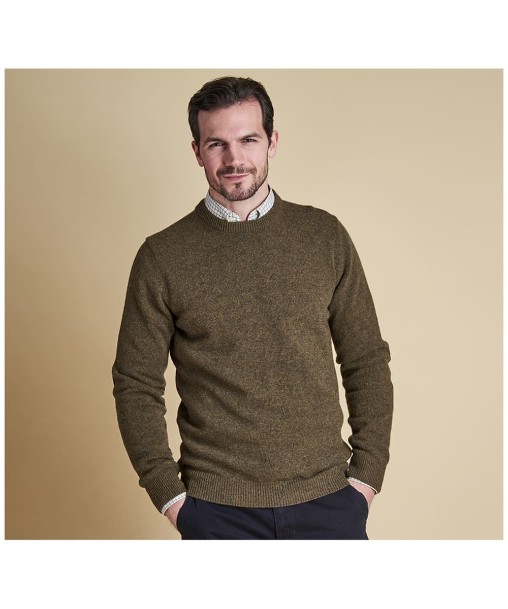 Barbour Patch Crew Neck Lambswool Sweater