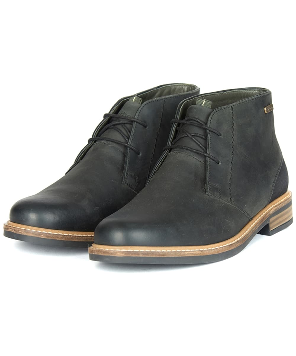 barbour black boots