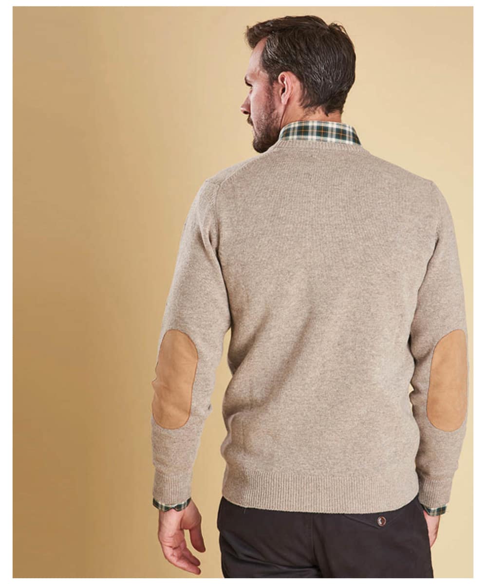 Barbour Patch Crew Neck Lambswool Sweater