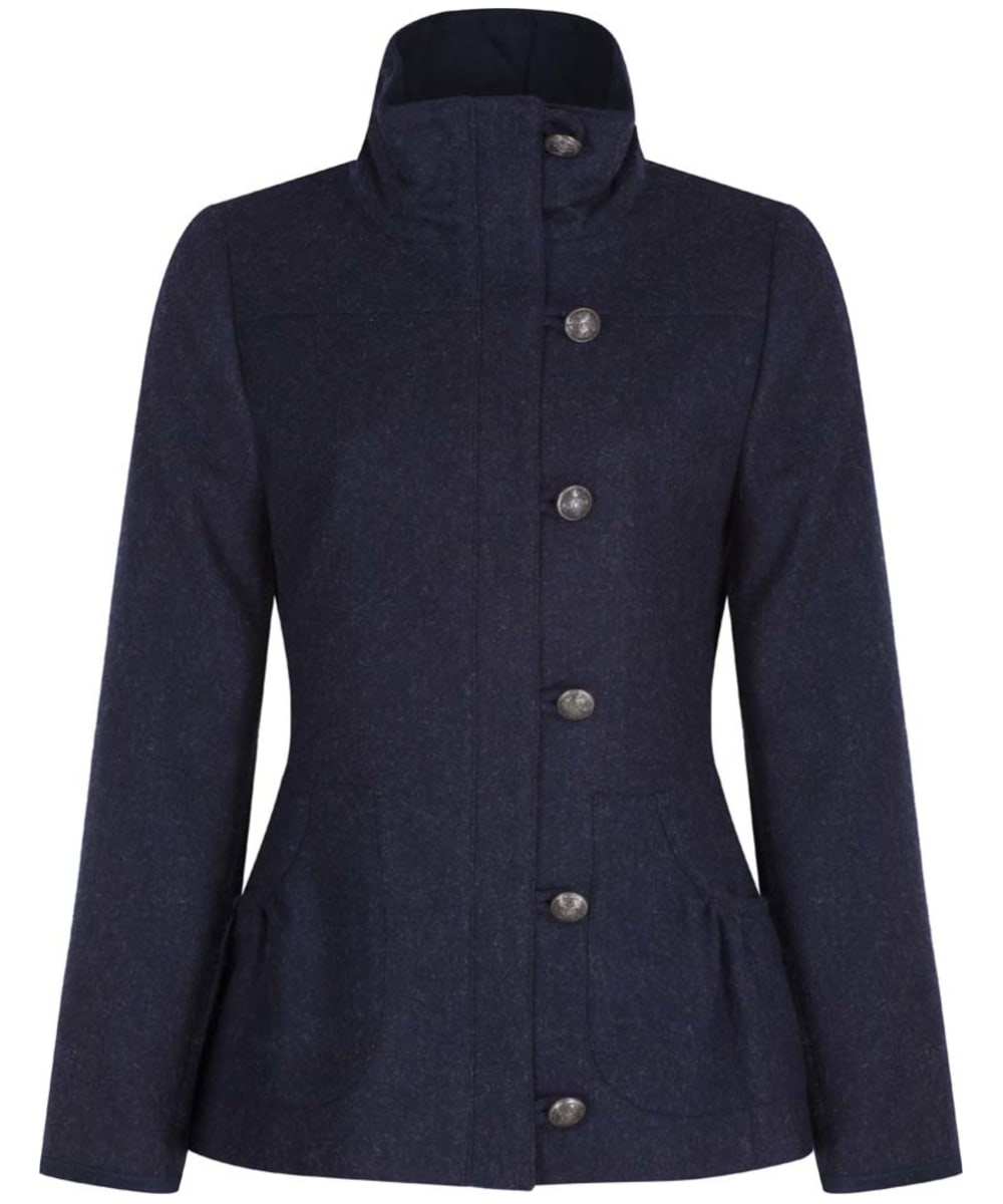 View Womens Dubarry Bracken WaterRepellent Tweed Jacket Navy UK 12 information