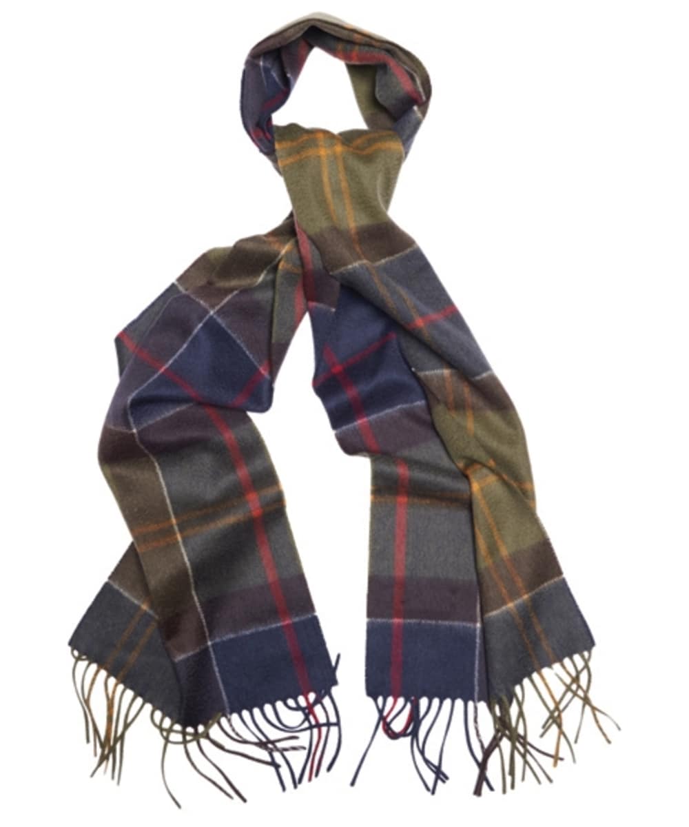 barbour classic tartan scarf