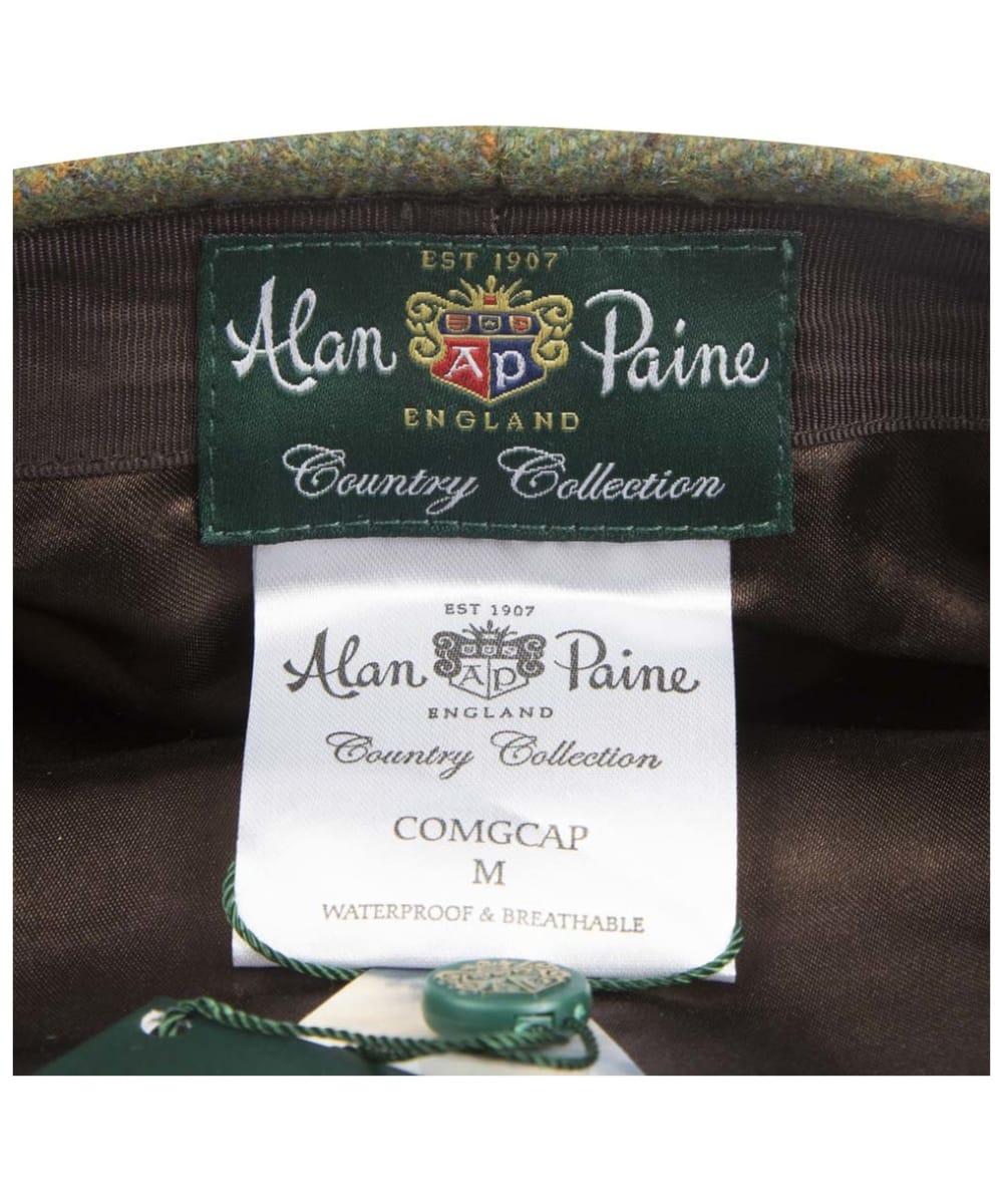 Men's Alan Paine Combrook Waterproof Tweed Flat Cap