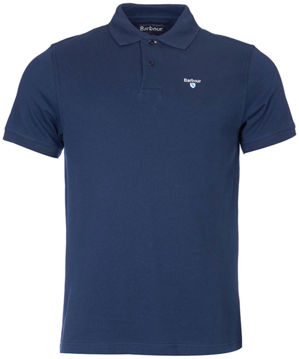 View Mens Barbour Sports Polo 215G New Navy UK XXL information