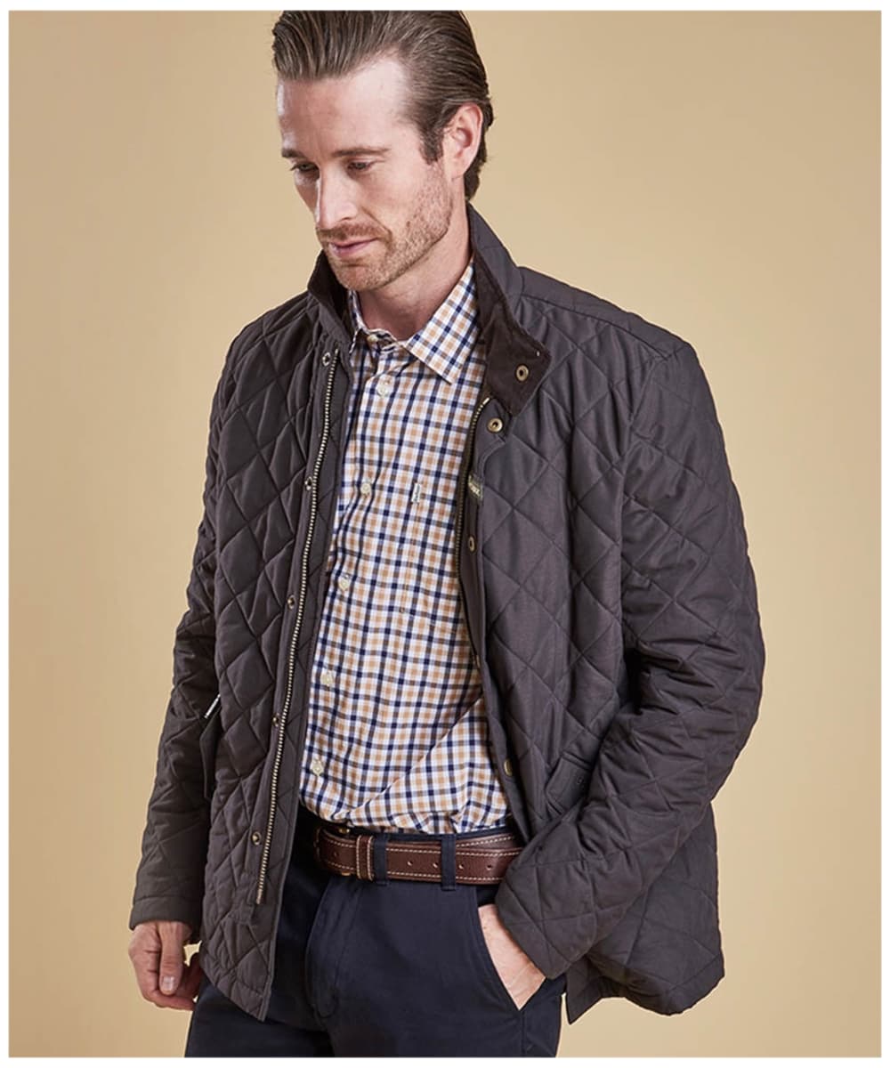 barbour shoveler quilted jacket