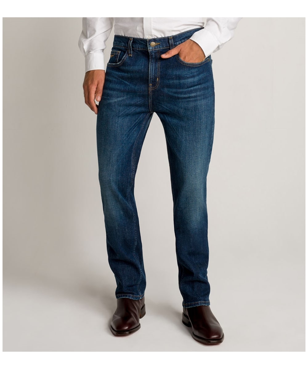 Men's R.M. Williams Ramco Stretch Denim Jeans - Regular Fit - Straight Leg