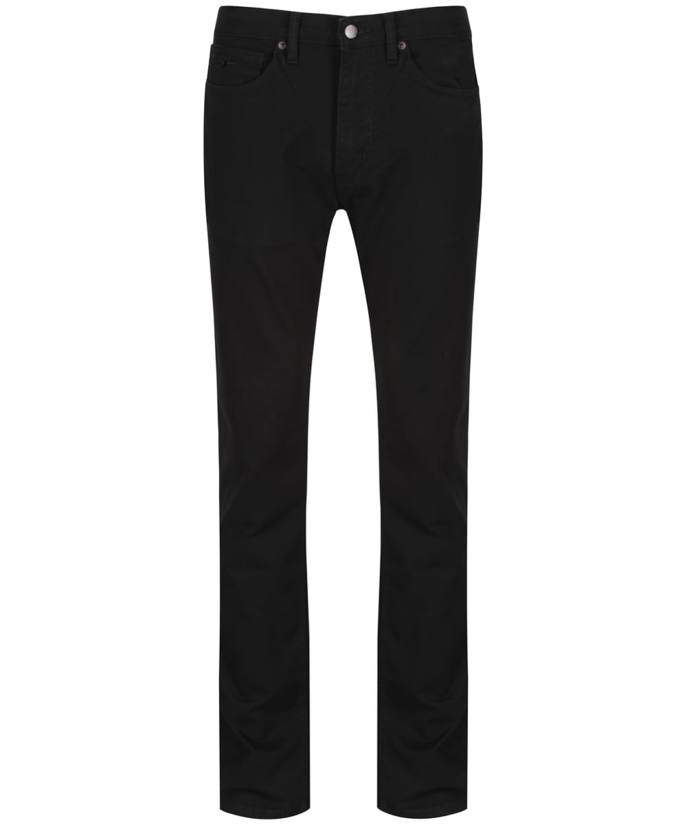 View Mens RM Williams Ramco Stretch Drill Jeans Regular Fit Straight Leg Black 32 Long information