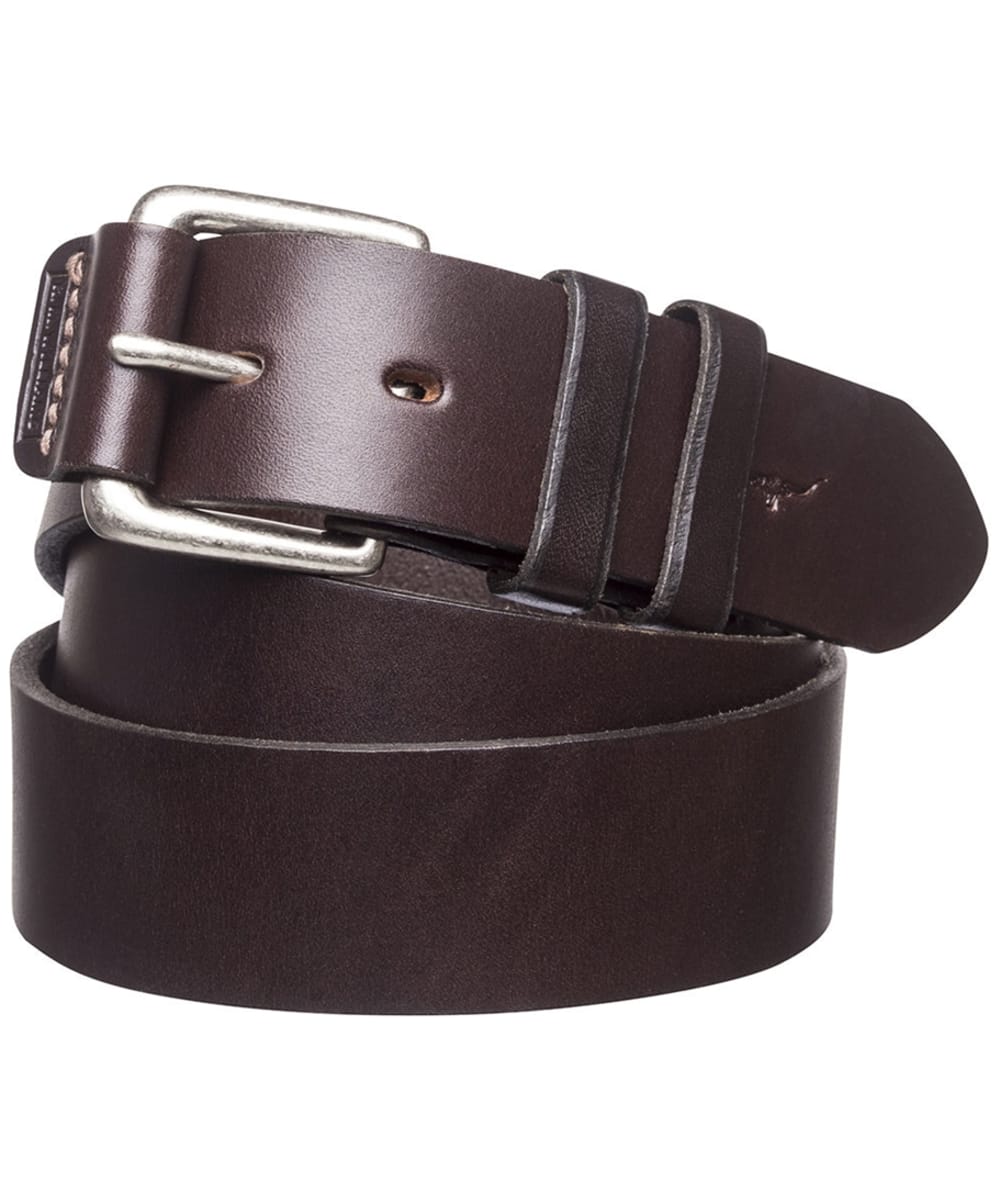 View Mens RM Williams 1 12 Covered Buckle Belt Chestnut 44 information
