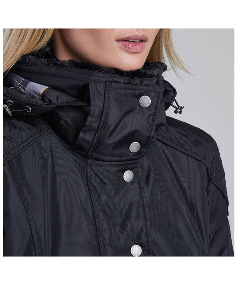 barbour international outlaw hooded jacket