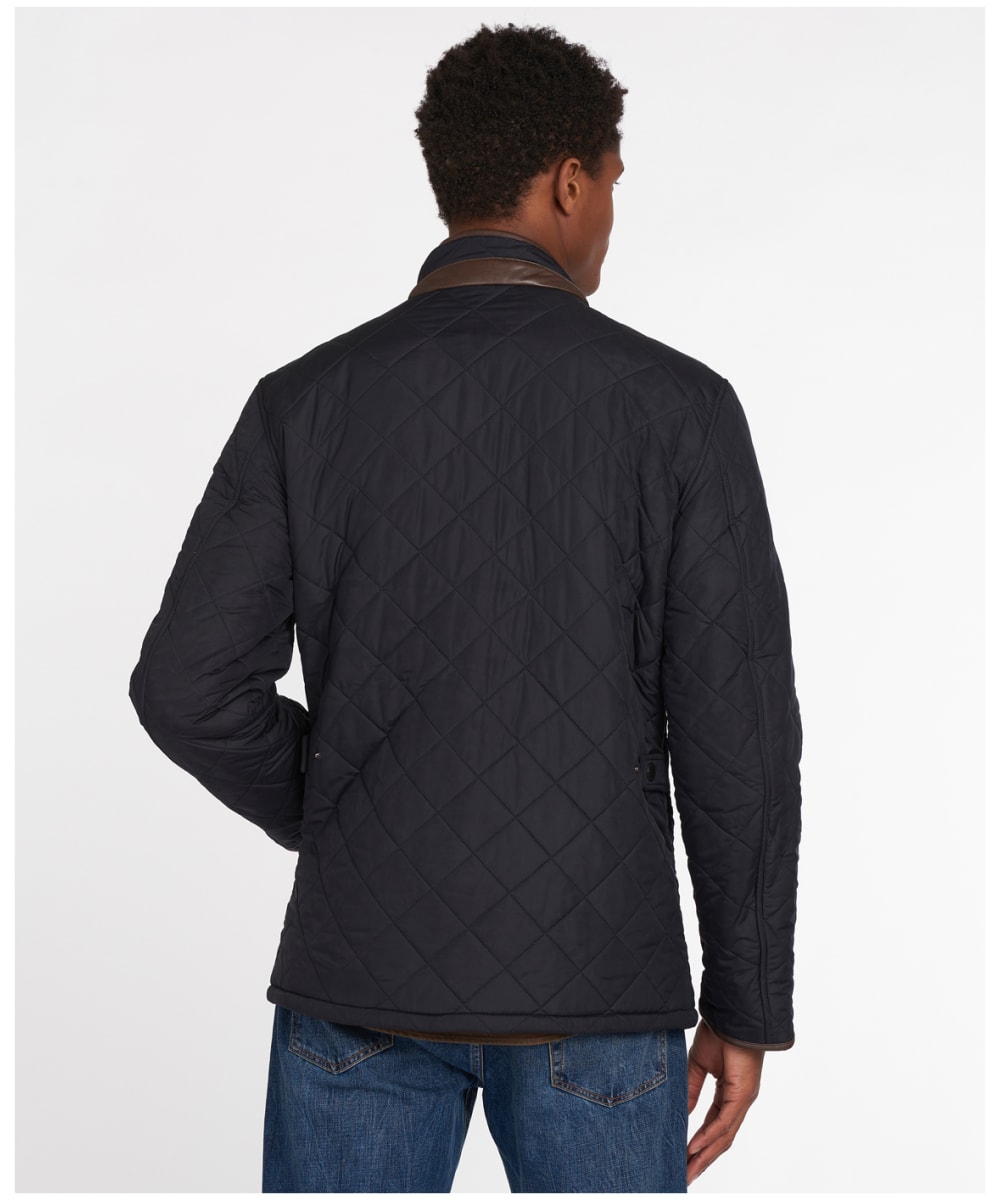 barbour mens quilted jacket powell