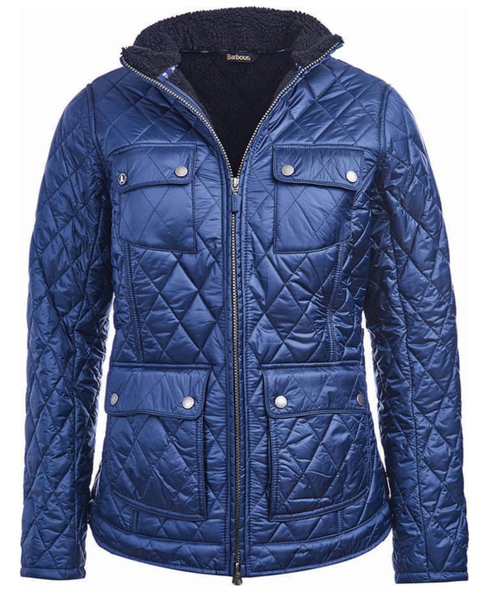 View Womens Barbour Filey Quilt Jacket French Navy UK 12 information