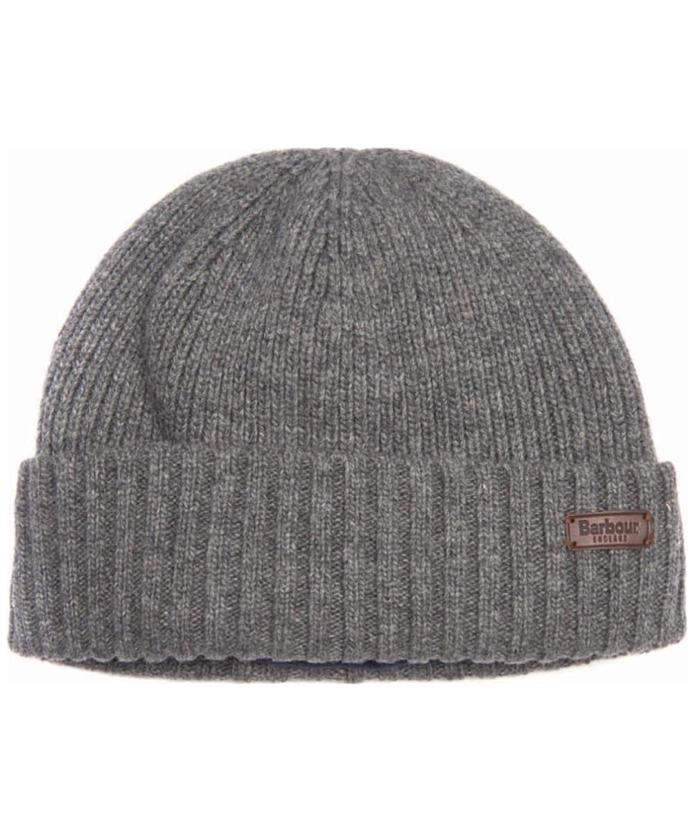 View Mens Barbour Carlton Beanie Hat Grey One size information
