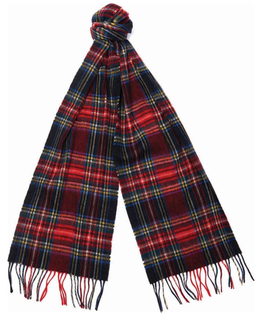barbour check scarf