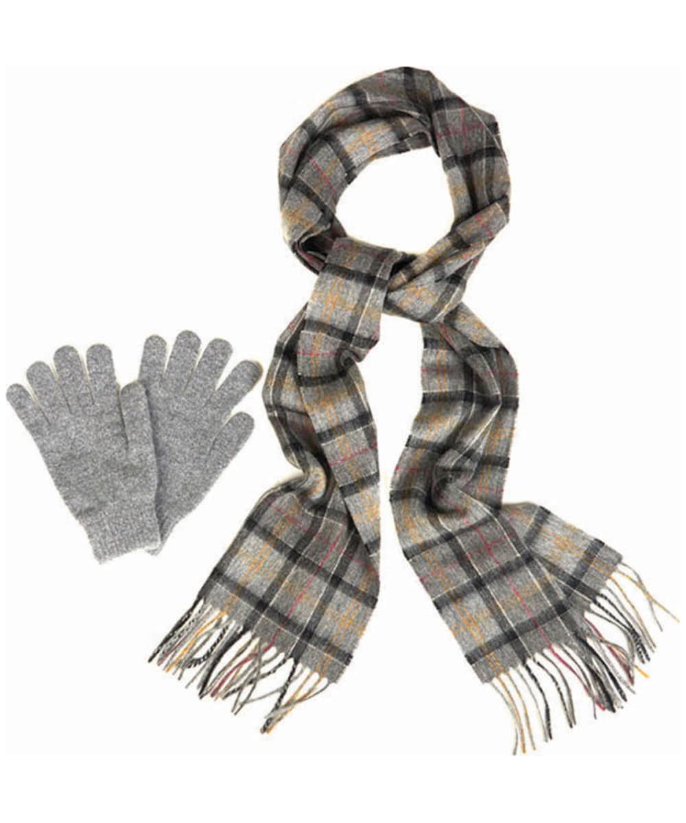 mens barbour scarf and glove set