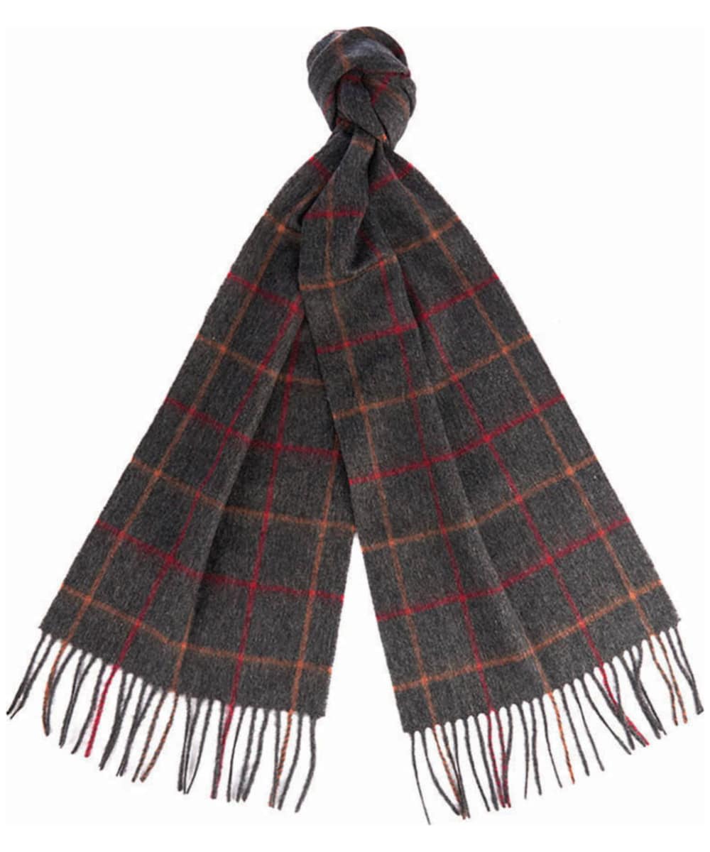 barbour green scarf