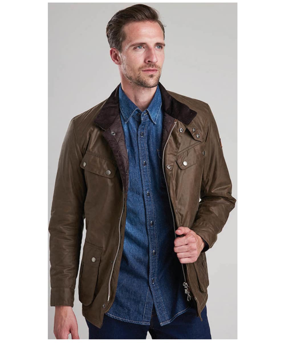 mens brown barbour jacket