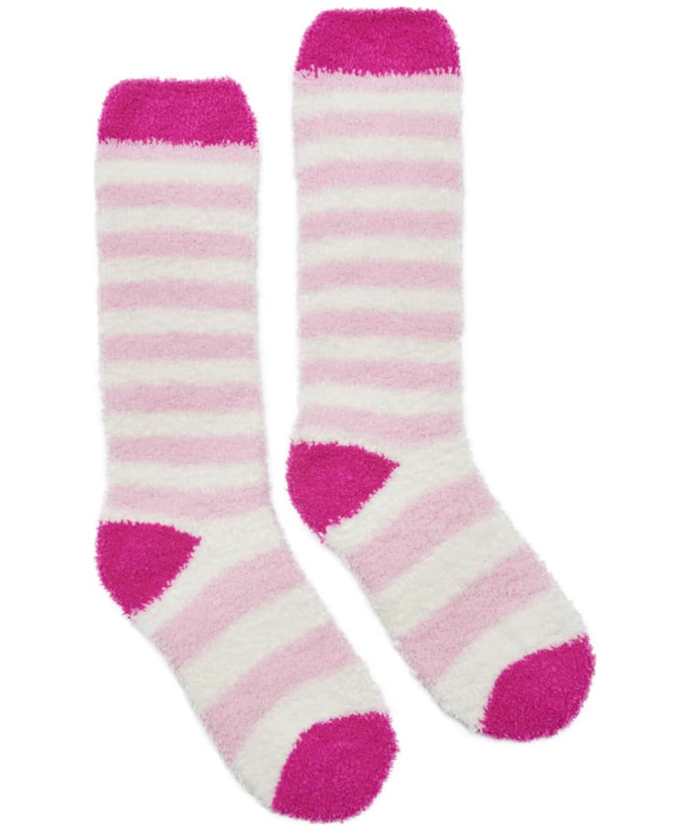 Girl’s Joules Striped Fluffy Socks
