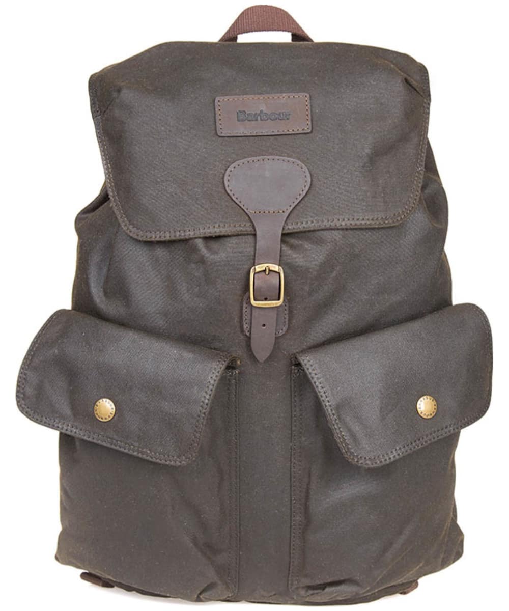 barbour wax backpack