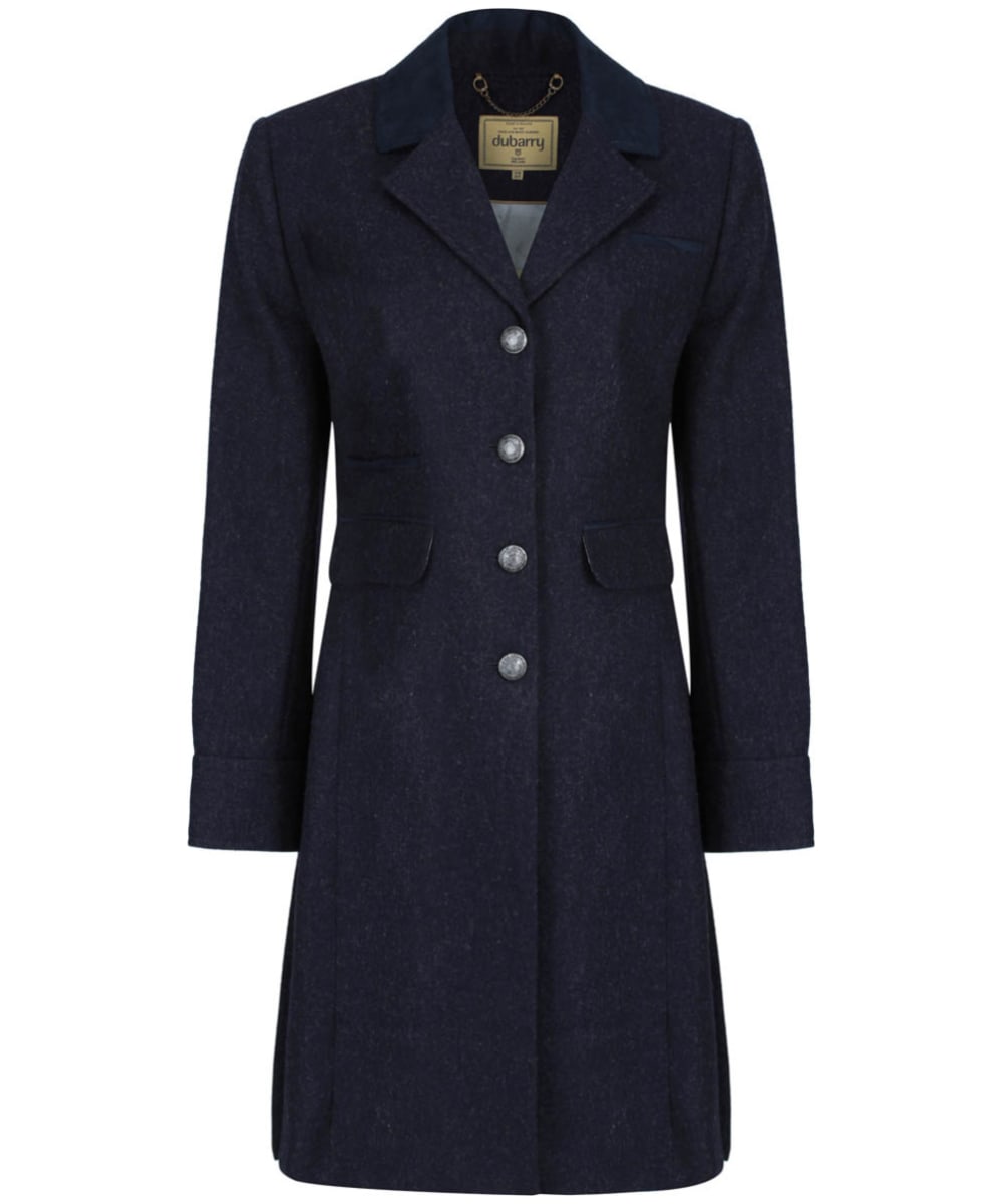 View Womens Dubarry Blackthorn WaterRepellent Tweed Coat Navy UK 10 information