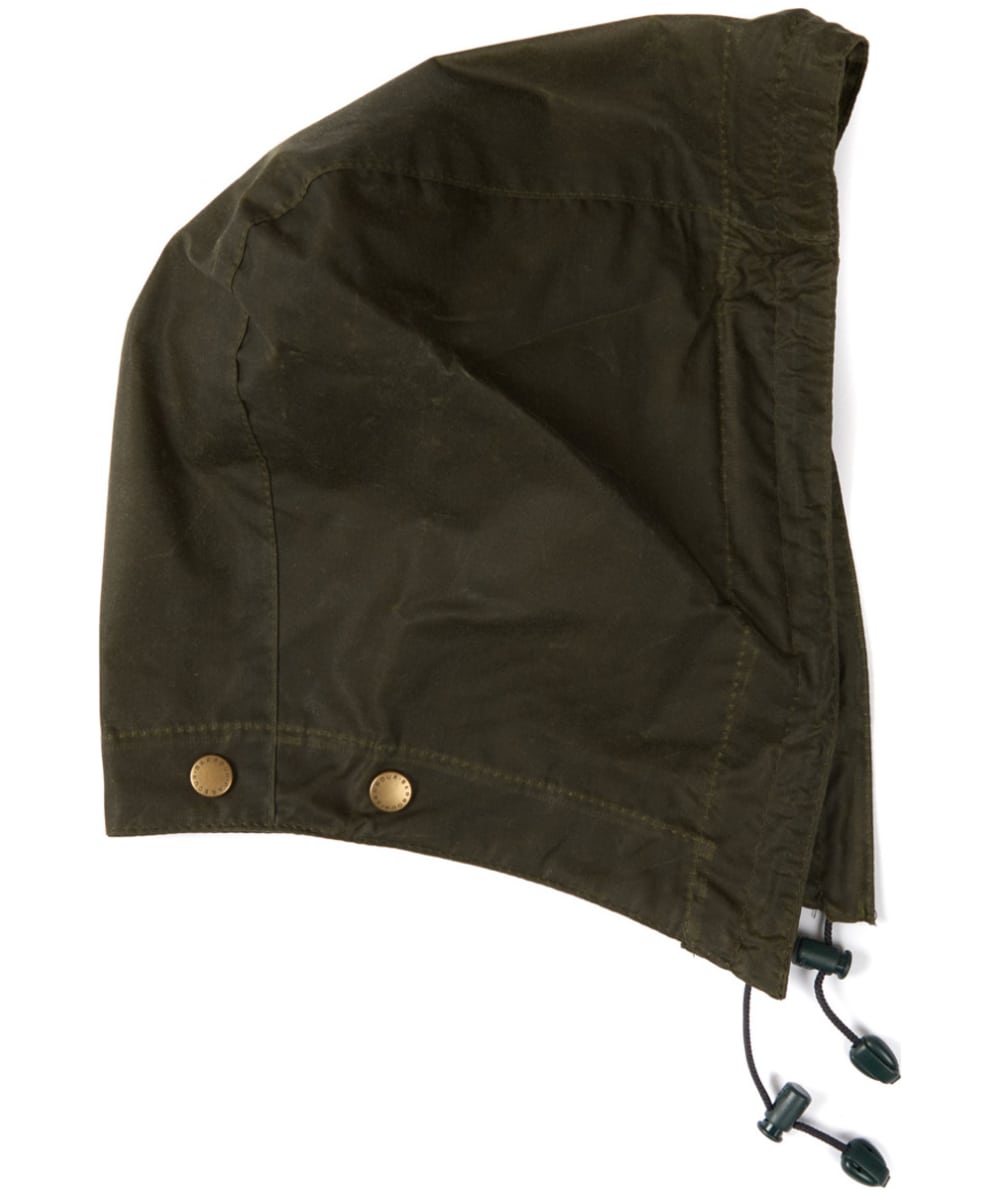barbour waxed cotton hood