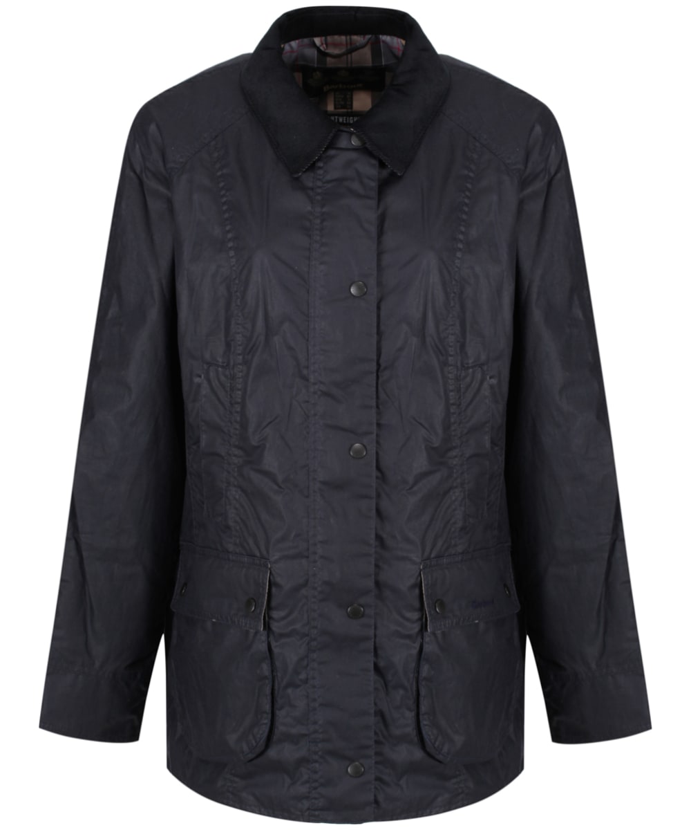 View Womens Barbour Lightweight Beadnell Wax Jacket Royal Navy UK 14 information