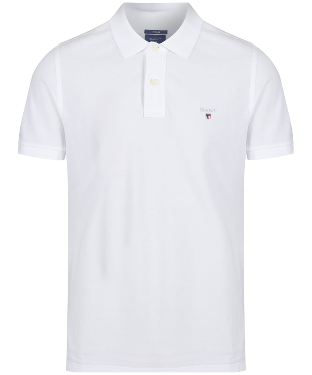 View Mens GANT the Original Pique Rugger Polo Shirt White UK XL information