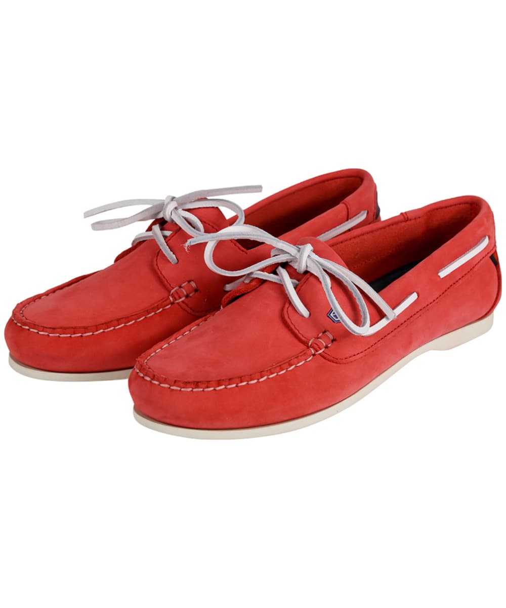 View Womens Dubarry Aruba Leather Deck Shoes Coral UK 35 information